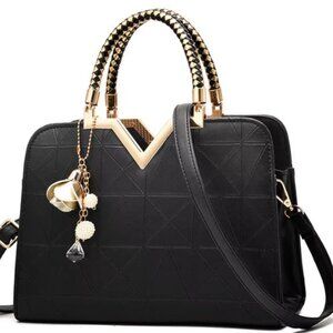 New woman's high quality Pu leather designer fashion bag.